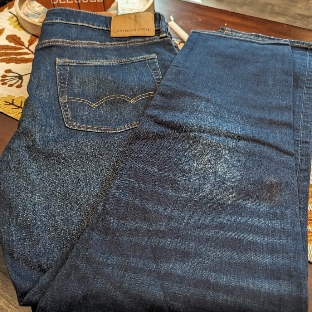 NWT American Eagle Next Level Flex Mens Jeans Dark Denim